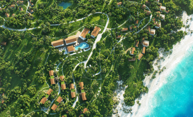 Khu trung tâm dịch vụ HD resort